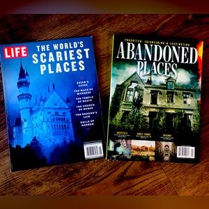 Abandoned Places. The Worlds Scariest Places both wonderful magazines brand new